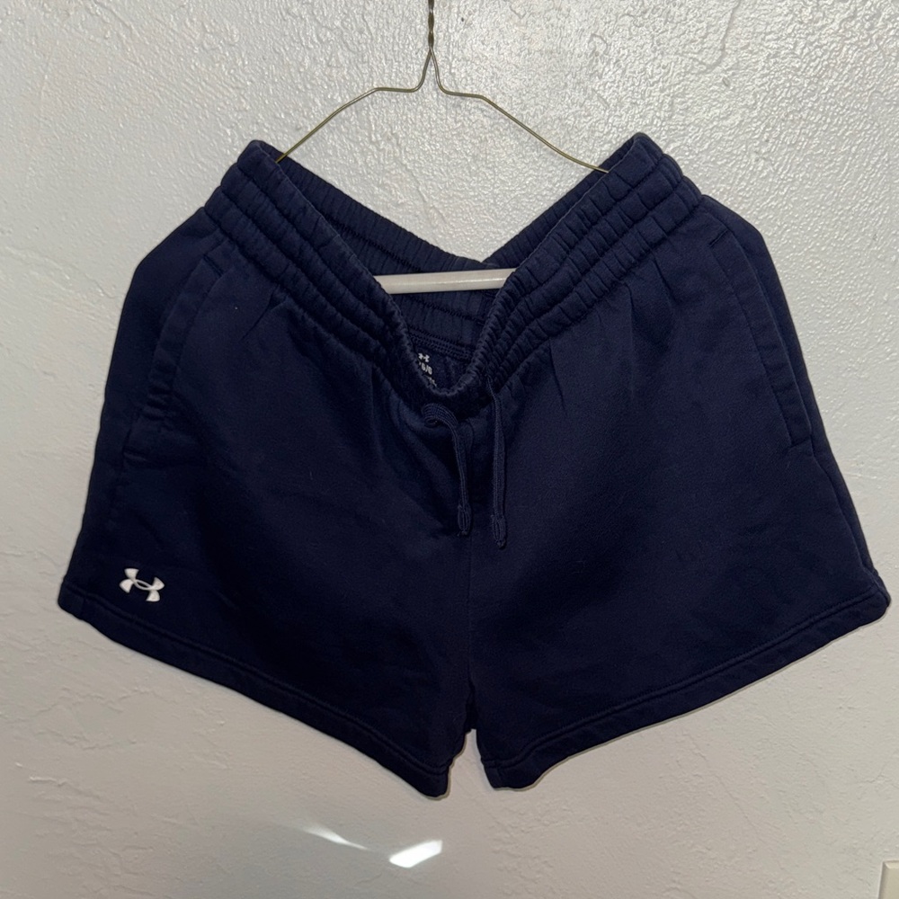 Under Armour Women's Dark Blue Athletic Shorts